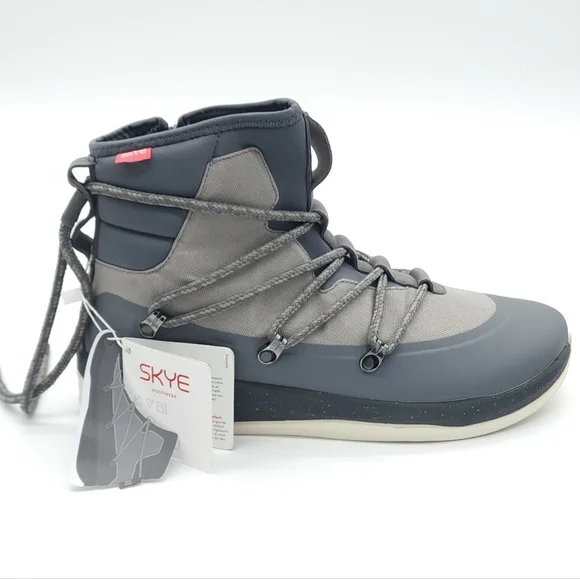 SKYE Footwear The Stnley Sneaker Boot Men Raincity Grey Waterproof Size 11